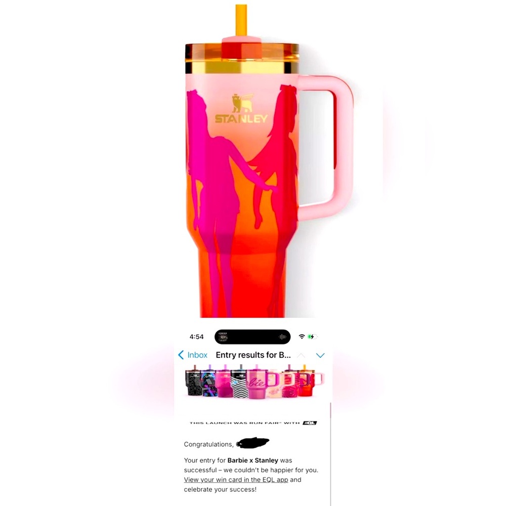 Barbie x Stanley 60s Twist n Turn Tumbler 40 oz Quencher. Will ship same day.